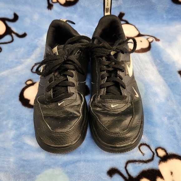 Nike Air Force 1 Utility‎ Black White GS Size 3Y AV4272-001 - Picture 4 of 8